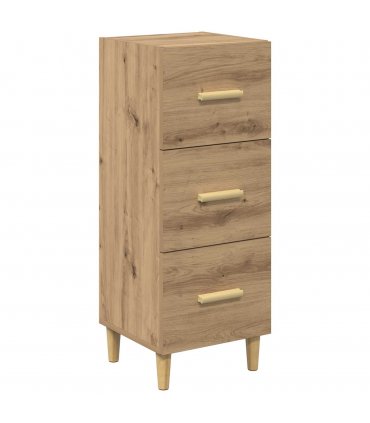 vidaXL Sideboard Artisan oak 34.5 x 34 x 90 cm Engineered wood — V0672031616