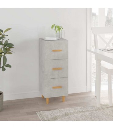 vidaXL Sideboard Concrete Grey 34.5x34x90 cm Engineered Wood — V0672031617