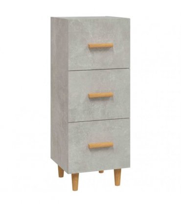 vidaXL Sideboard Concrete Grey 34.5x34x90 cm Engineered Wood — V0672031617