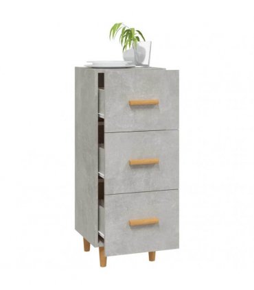 vidaXL Sideboard Concrete Grey 34.5x34x90 cm Engineered Wood — V0672031617