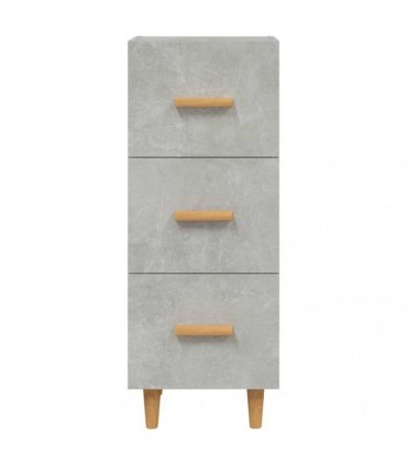 vidaXL Sideboard Concrete Grey 34.5x34x90 cm Engineered Wood — V0672031617