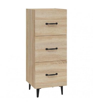 vidaXL Sideboard Sonoma Oak 34.5x34x90 cm Engineered Wood — V0672031618