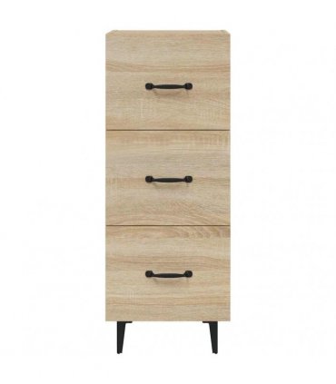 vidaXL Sideboard Sonoma Oak 34.5x34x90 cm Engineered Wood — V0672031618