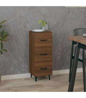 vidaXL Sideboard Brown oak 34.5x34x90 cm Engineered Wood