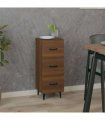 vidaXL Sideboard Brown oak 34.5x34x90 cm Engineered Wood