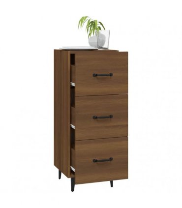 vidaXL Sideboard Brown oak 34.5x34x90 cm Engineered Wood