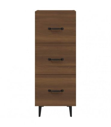 vidaXL Sideboard Brown oak 34.5x34x90 cm Engineered Wood