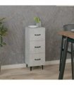 vidaXL Sideboard Concrete Grey 34.5x34x90 cm Engineered Wood — V0672031620