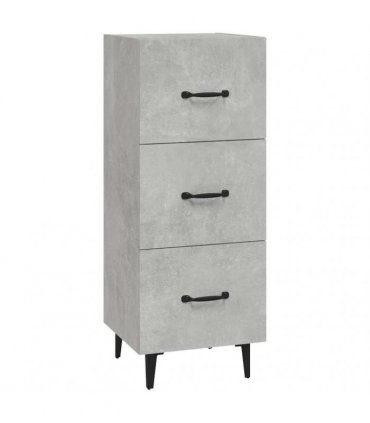 vidaXL Sideboard Concrete Grey 34.5x34x90 cm Engineered Wood — V0672031620