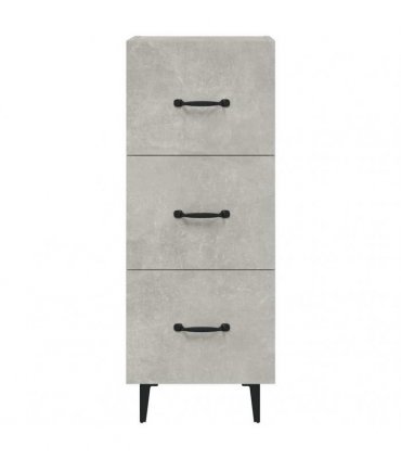 vidaXL Sideboard Concrete Grey 34.5x34x90 cm Engineered Wood — V0672031620