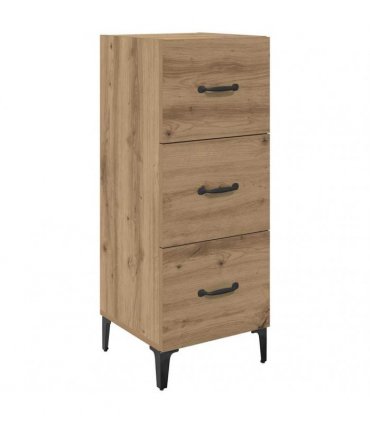 vidaXL Sideboard Artisan Oak 34.5 x 34 x 90 cm Engineered Wood — V0672031622