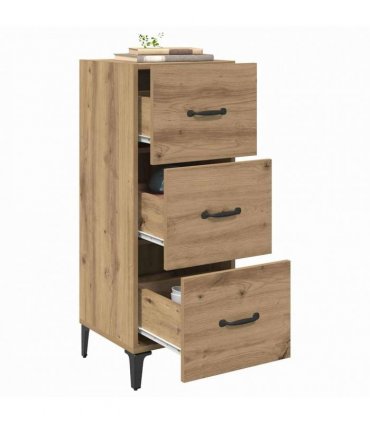 vidaXL Sideboard Artisan Oak 34.5 x 34 x 90 cm Engineered Wood — V0672031622
