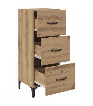 vidaXL Sideboard Artisan Oak 34.5 x 34 x 90 cm Engineered Wood — V0672031622