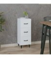 vidaXL Sideboard White 34.5x34x90 cm Engineered Wood — V0672031624