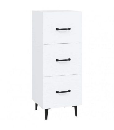 vidaXL Sideboard White 34.5x34x90 cm Engineered Wood — V0672031624