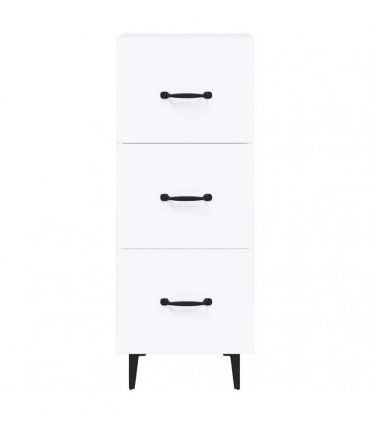 vidaXL Sideboard White 34.5x34x90 cm Engineered Wood — V0672031624