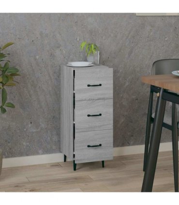 vidaXL Sideboard Grey Sonoma 34.5x34x90 cm Engineered Wood — V0672031625