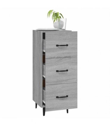 vidaXL Sideboard Grey Sonoma 34.5x34x90 cm Engineered Wood — V0672031625