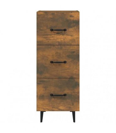 vidaXL Sideboard Smoked Oak 34.5x34x90 cm Engineered Wood — V0672031626