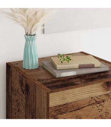 vidaXL Sideboard Old Wood 34.5 x 34 x 90 cm Engineered Wood — V0672031627