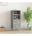 vidaXL Sideboard Grey Sonoma 34.5x34x90 cm Engineered Wood — V0672031628