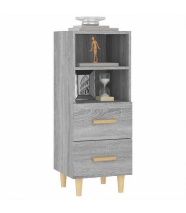 vidaXL Sideboard Grey Sonoma 34.5x34x90 cm Engineered Wood — V0672031628