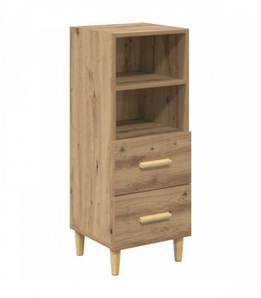 vidaXL Sideboard Artisan oak 34 x 34.5 x 90 cm Engineered wood