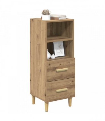 vidaXL Sideboard Artisan oak 34 x 34.5 x 90 cm Engineered wood