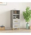 vidaXL Sideboard Concrete Grey 34.5x34x90 cm Engineered Wood — V0672031633