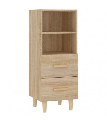 vidaXL Sideboard Sonoma Oak 34.5x34x90 cm Engineered Wood — V0672031635
