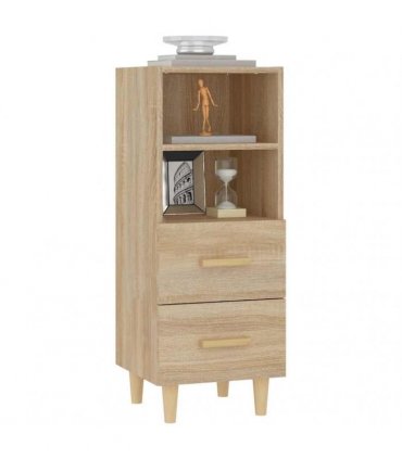 vidaXL Sideboard Sonoma Oak 34.5x34x90 cm Engineered Wood — V0672031635