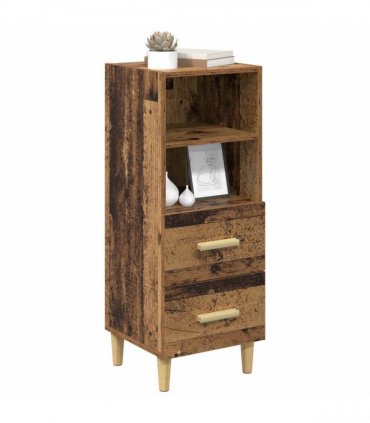 vidaXL Sideboard Old wood 34 x 34.5 x 90 cm Engineered wood