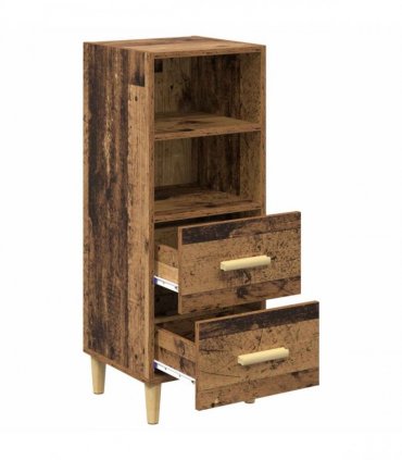 vidaXL Sideboard Old wood 34 x 34.5 x 90 cm Engineered wood
