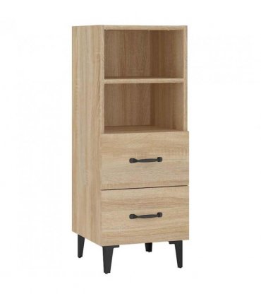 vidaXL Sideboard Sonoma Oak 34.5x34x90 cm Engineered Wood — V0672031637