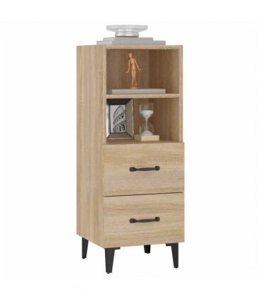 vidaXL Sideboard Sonoma Oak 34.5x34x90 cm Engineered Wood — V0672031637