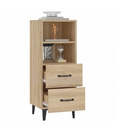 vidaXL Sideboard Sonoma Oak 34.5x34x90 cm Engineered Wood — V0672031637