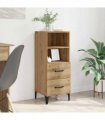 vidaXL Sideboard Artisan oak 34 x 34.5 x 90 cm Engineered wood — V0672031638
