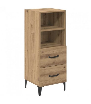 vidaXL Sideboard Artisan oak 34 x 34.5 x 90 cm Engineered wood — V0672031638