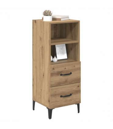 vidaXL Sideboard Artisan oak 34 x 34.5 x 90 cm Engineered wood — V0672031638
