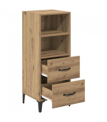 vidaXL Sideboard Artisan oak 34 x 34.5 x 90 cm Engineered wood — V0672031638