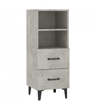 vidaXL Sideboard Concrete Grey 34.5x34x90 cm Engineered Wood — V0672031639