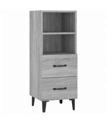 vidaXL Sideboard Grey Sonoma 34.5x34x90 cm Engineered Wood — V0672031642