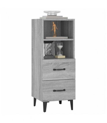 vidaXL Sideboard Grey Sonoma 34.5x34x90 cm Engineered Wood — V0672031642