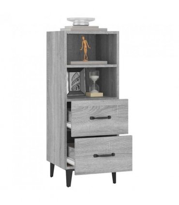 vidaXL Sideboard Grey Sonoma 34.5x34x90 cm Engineered Wood — V0672031642