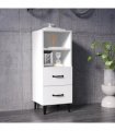 vidaXL Sideboard White 34.5x34x90 cm Engineered Wood — V0672031644