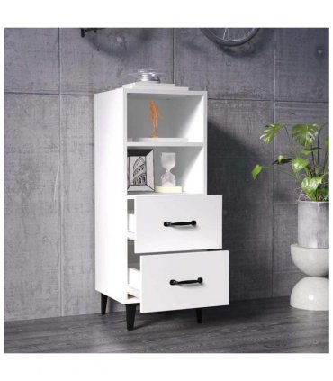 vidaXL Sideboard White 34.5x34x90 cm Engineered Wood — V0672031644