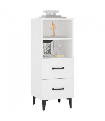 vidaXL Sideboard White 34.5x34x90 cm Engineered Wood — V0672031644