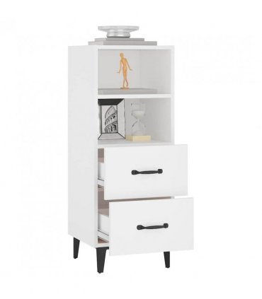 vidaXL Sideboard White 34.5x34x90 cm Engineered Wood — V0672031644