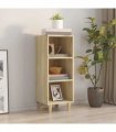 vidaXL Sideboard Sonoma Oak 34.5x32.5x90 cm Engineered Wood