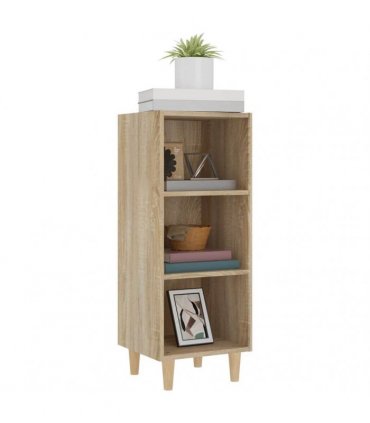 vidaXL Sideboard Sonoma Oak 34.5x32.5x90 cm Engineered Wood